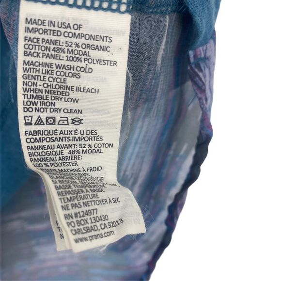 prAna Women's Dina Top in Blue Ash Size XL NWT - Picture 11 of 12